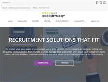 Tablet Screenshot of easywebrecruitment.com